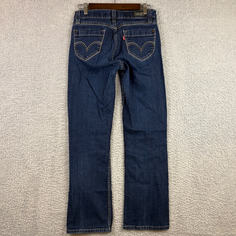 Levis Jeans Womens 8M 29x30 Blue 529 Curvy Bootcut Stretch Denim Casual Classic